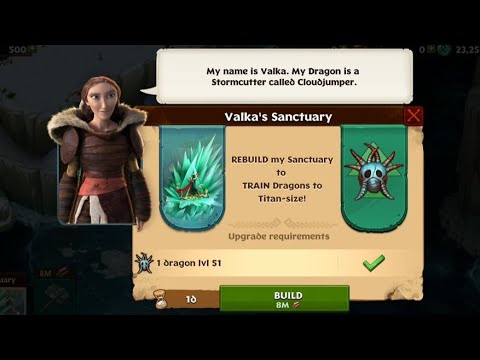 Train Titan size Dragon at VALKA'S SANCTURARY | DRAGONS: RISE OF BERK