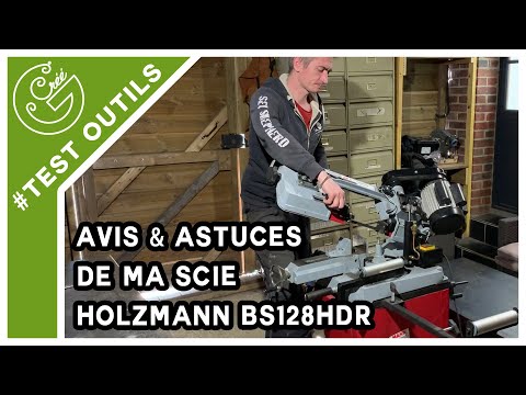 SCIE à RUBAN Métal, AVIS, Astuces et Mes Modifs ! #Holzmann #BS128HDR #sciearubanmetal #sciearuban