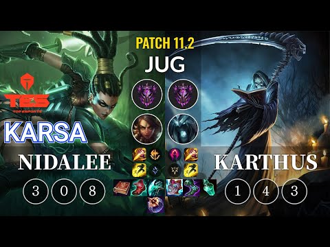TES Karsa Nidalee vs Karthus Jungle - KR Patch 11.2