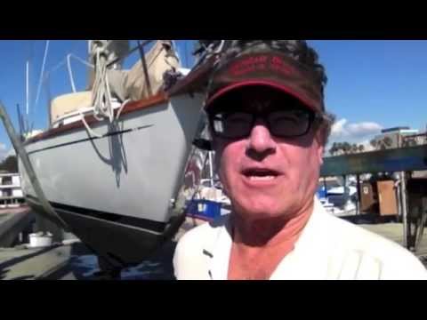 #17 DIY video  How To do a Sailboat Haul Out and Survey
