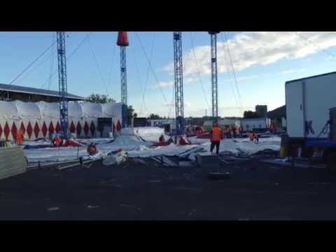 Circus KNIE montage Bern 2014 (1)