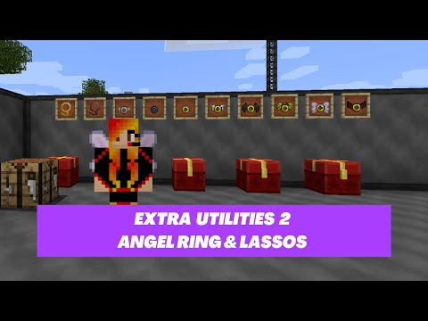 Lava Temptress - Minecraft Mod Spotlight ~ Extra Utilities  ~ ANGEL Ring, Golden Lasso, & Cursed Lasso