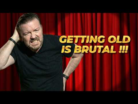 (Stand Up Comedy) Ricky Gervais: The HILARIOUS Problem With Bathing in Your 50s !