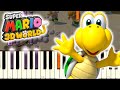 Sunshine Seaside Super Mario 3D World Piano Tutorial