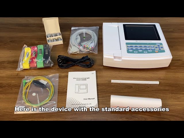 thumbnail interactive-video image 1 of Snap-Type 12-Lead ECG Cable For CONTEC ECG1200G/300G Electrocardiograph 1 of 3