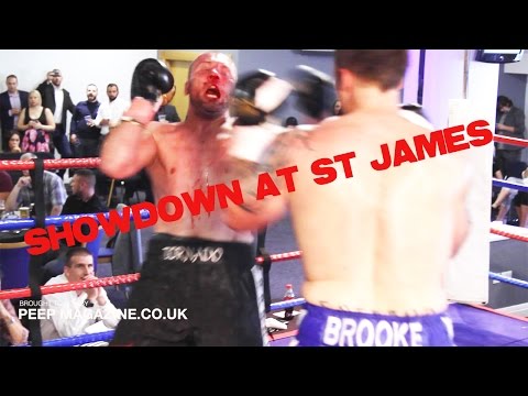 CARL WILSON V JINDRICH VALENCY SHOWDOWN AT ST JAMES / PEEP MAGAZINE