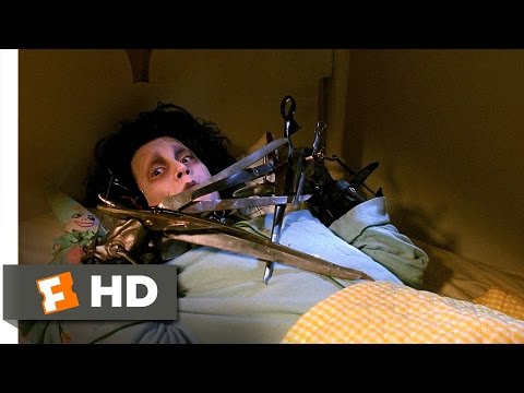 Edward Scissorhands (1990) - Edward Frightens Kim Scene (1/5) | Movieclips