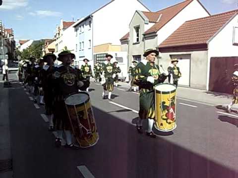 Fanfarencorps Nibelungenstadt Worms Backfischfestumzug 2009 3