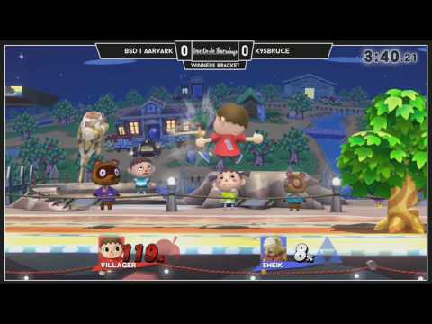 True Combo Thursdays#14: BSD | Aarvark (Villager) v LH | K9sbruce (Sheik)