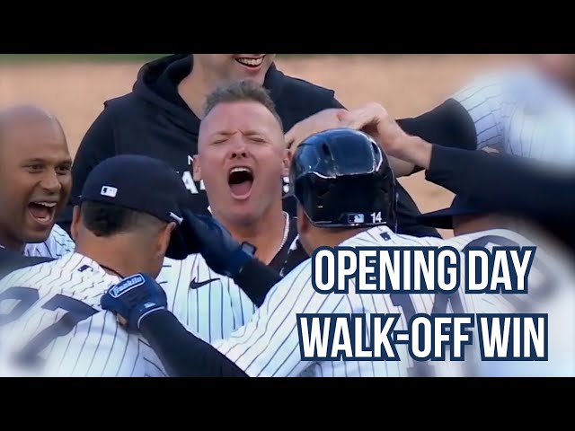 Yankees celebrate an opening day walk-off, a breakdown