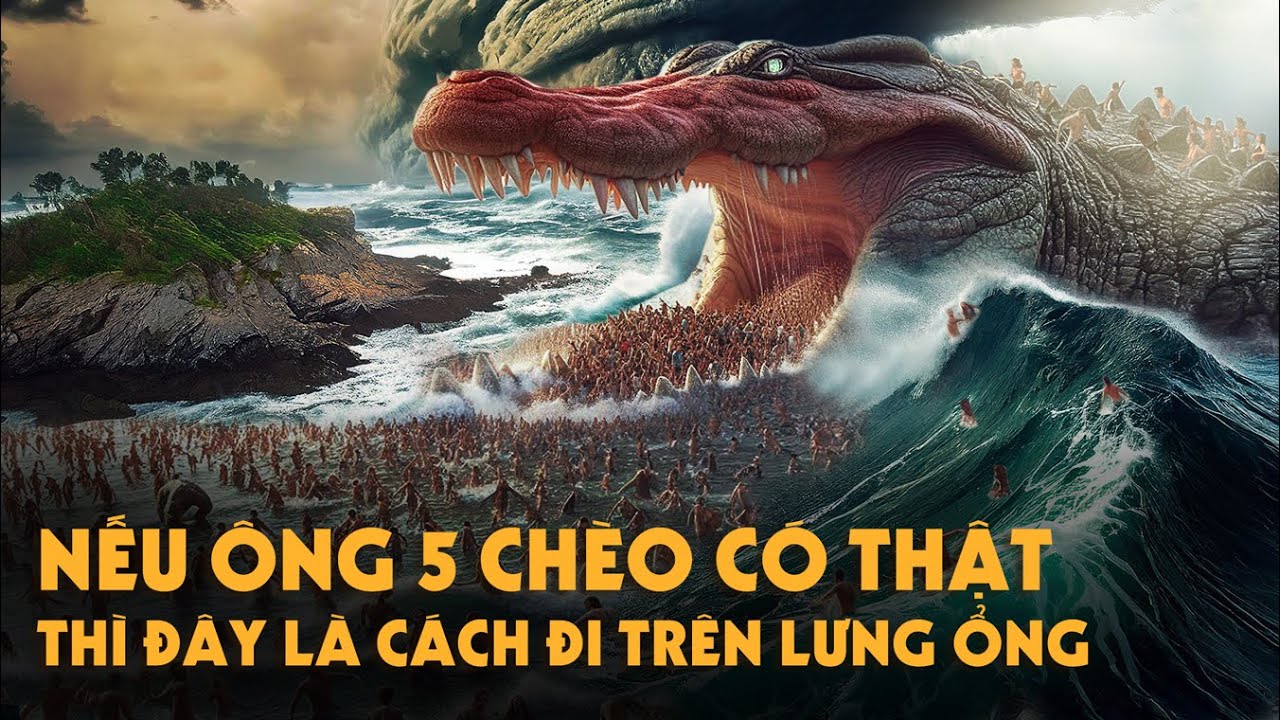 Nếu Ông Năm Chèo Có Thật thì đây là cách đi trên lưng của Ông