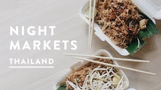 NIGHT MARKETS CHIANG MAI - SUNDAY | Thailand Travel Vlog 037, 2017