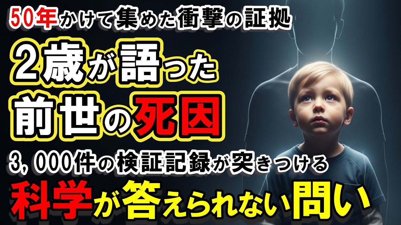 世界3,000件の記録が証明した「前世の記憶」。2歳の子どもが語った言葉が、調査で事実と一致した