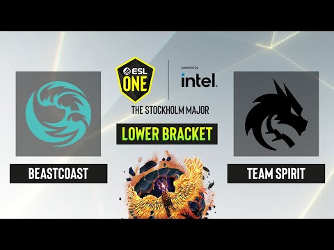 Dota2 - Team Spirit vs. beastcoast - Lower Bracket - Game 2 -  ESL One Stockholm 2022