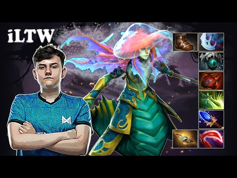 iLTW - Naga Siren Safelane | Dota 2 7.30e Gameplay