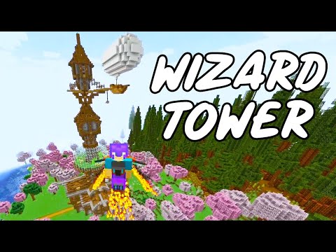 WIZARD TOWER BUILD!  Minecraft 1.19