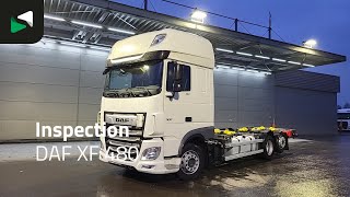DAF XF 480 6X2 BDF Lift+Steering axle Retarder SSC Automatic Euro 6 container chassis | Image 4 - Autoline