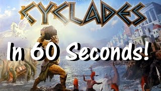 Cyclades The Board Game in 60 Seconds ! (Stop Motion Skit)