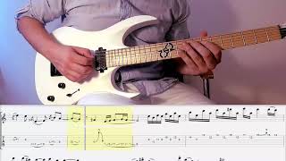 Novelists-Antares solo (Guitar cover+Screen tab)