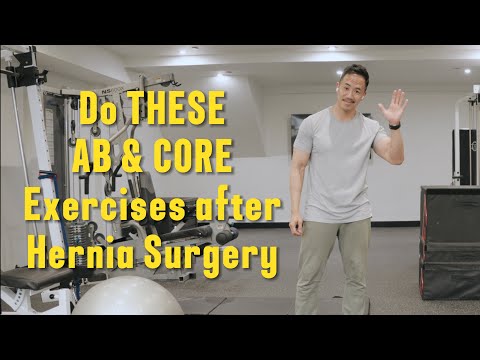 HOW TO STRENGTHEN and REHAB your ABS and CORE after HERNIA SURGERY.