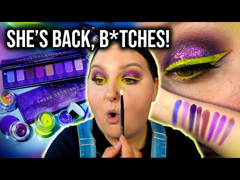 BEAUTY YOUTUBE IS BACK! HIT OR SH*T..? MELT SMOKE SESSIONS II - HONEST REVIEW, SWATCHES, TUTORIAL