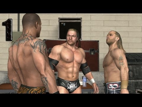 WWE Smackdown vs Raw 2009 TRIPLE H PART 1 ROAD TO WRESTLEMANIA