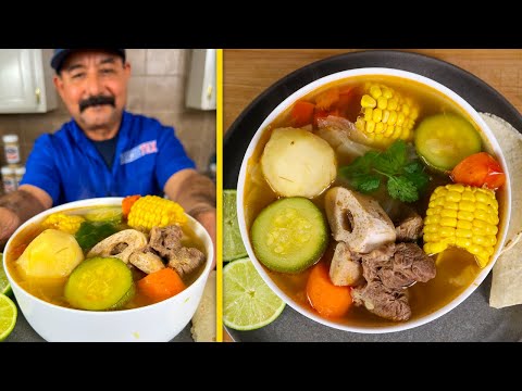 How to cook CALDO DE RES like the BEST Mexican Restaurants | Texas Beef & Vegetable Soup Recipe