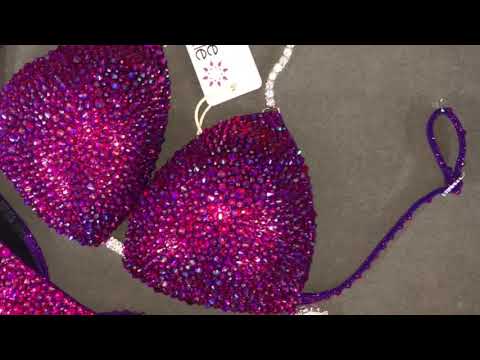 Violet competition bikini by Muscle Dazzle Violet competi...