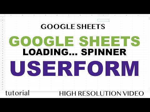Google Sheets UserForm Web App using HTML5 Bootstrap 4