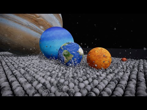 How Many Moons Can a Planet Destroy? | Planet comparison