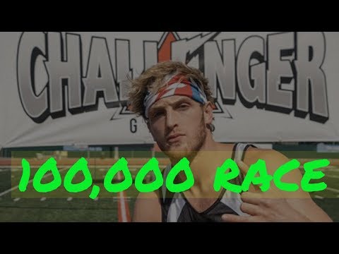 Logan Paul Challenger Games 100,000 Race FULL EVENT | WHO IS THE FASTEST|
