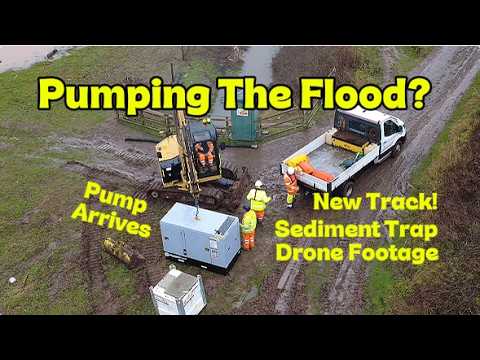 Pumping Flood Water, *HUGE UPDATE*  Llangollen Canal Breach, Whitchurch.