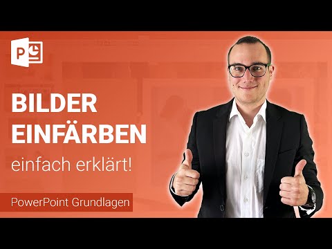 BILDER in Designfarben einfärben einfach erklärt | Lerne Microsoft PowerPoint ✅