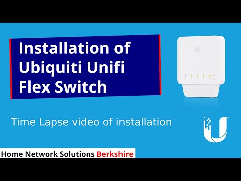Ubiquiti Unifi Flex Switch Installation - Powering 3 x Unifi Lite 6 Access Points