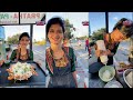 Beautiful Woman In Surat Selling Delicious Food Street Food Moms Kitchen Street Food