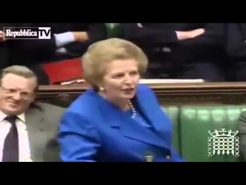 Il ''No, no, no'' di Margaret Thatcher nel discorso del 1990