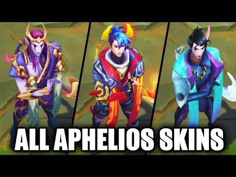 All Aphelios Skins Spotlight (League of Legends)