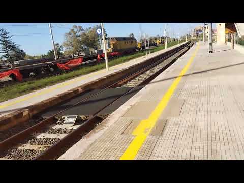 INTERCITY 723 ROMA TERMINI - PALERMO CENTRALE CON LA CARROZZA NUOVA 2024 TRANSITA A ZAPPULLA