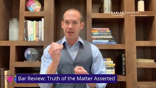 Hearsay Truth of the Matter Asserted