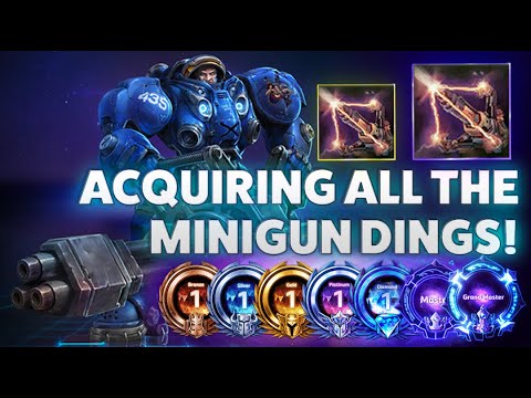 Tychus Drill - ACQUIRING ALL THE MINIGUN DINGS! - HARDSTUCK BRONZE ADVENTURES!