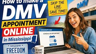 How to make a DMV appointment online in Mississippi