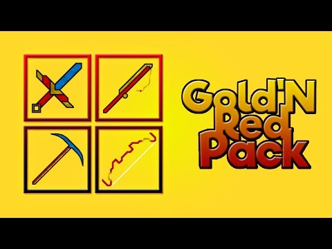 Zelacty - Pack Maker - Minecraft PvP Pack - Gold'N Red pack | 128x128 | PvP/UHC/Pots | [My best ?]