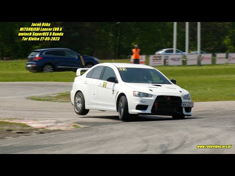 Jacek Ośka - MITSUBISHI Lancer EVO X - wwtech SuperOES 5 Runda Tor Kielce 27-05-2023