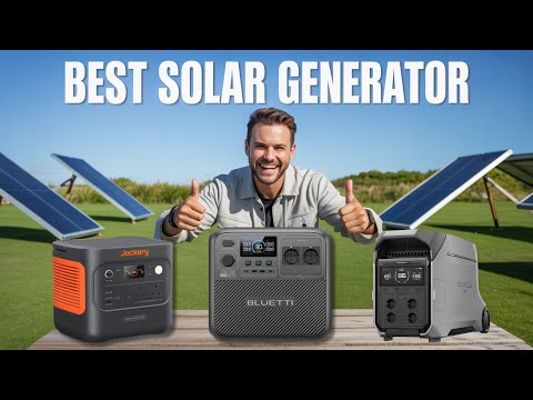 ✅ Best Solar Generator 2025 [Watch This Before You Make a Choice!]