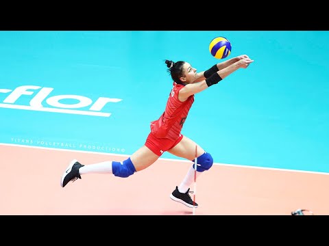 Daria Chikrizova - Amazing Volleyball Libero | Best Volleyball DIGS-SAVES | VNL 2021