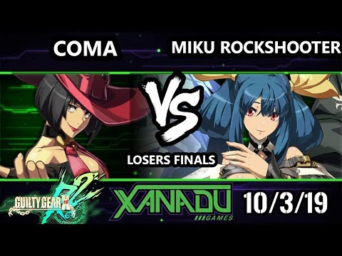 F@X 322 GGXRD2 - Coma (I-No) Vs. Miku RockShooter (Dizzy) Guilty Gear XRD Rev 2 Losers Finals