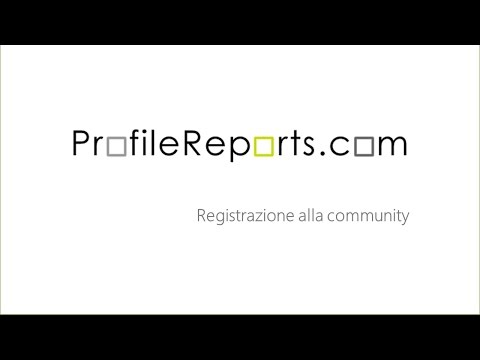 , title : 'Guide ProfileReports.com - Registrazione alla community ProfileReports.com'