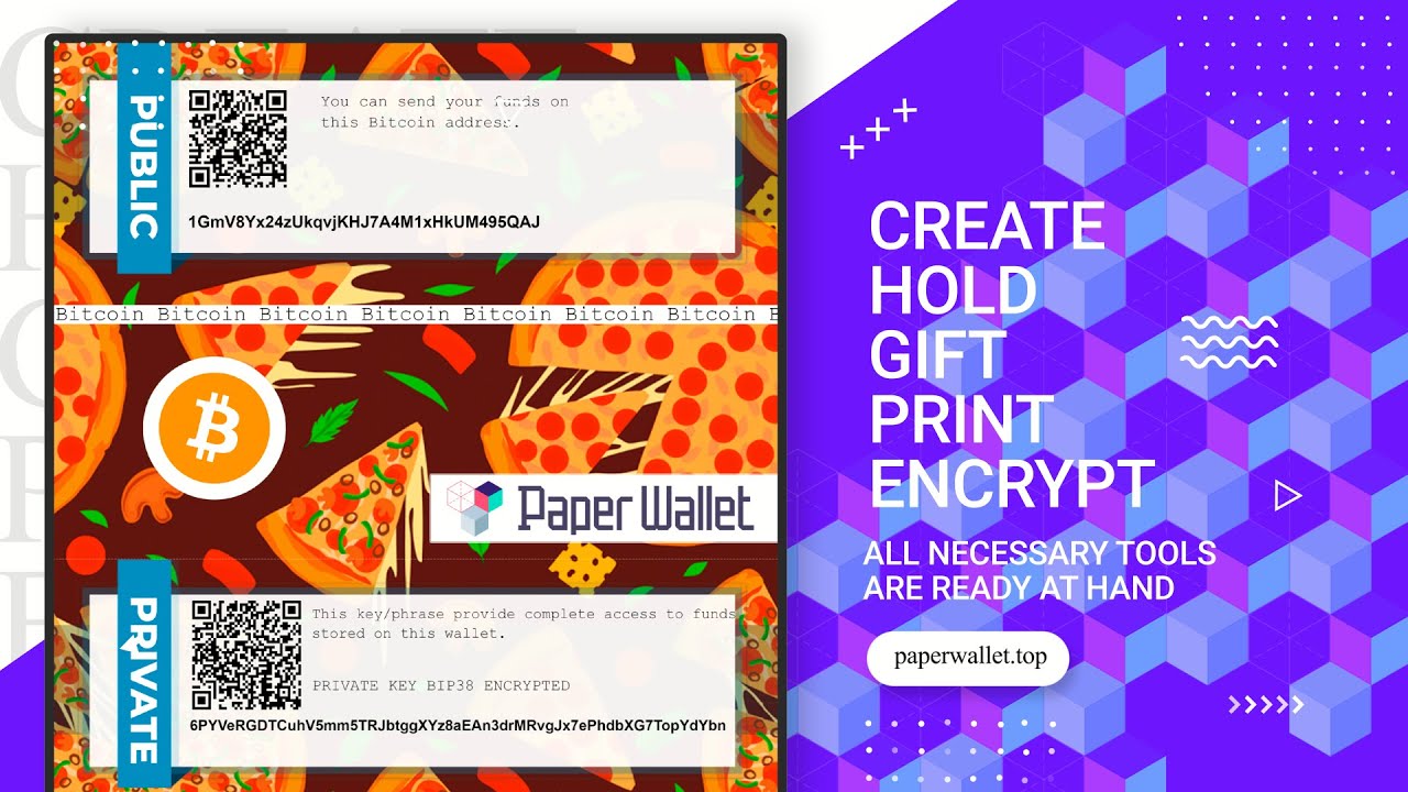 Next-Gen Paper Wallet Generator 2.0! Create! Hold! Print! Gift! Encrypt!