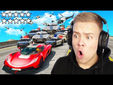 Was passiert wenn man 10 STERNE in GTA 5 bekommt?