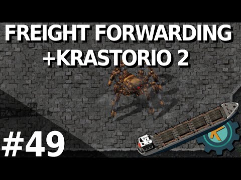 Factorio Freight Forwarding K2 20x #49 — Spiderlings! Biters Resist.